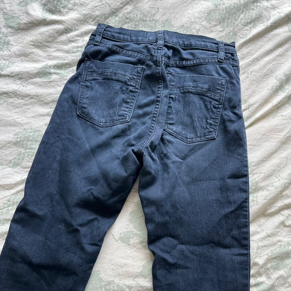 Free People Women's 27 Hi Rise Skinny Jeans Blue Stretch 25" Inseam Causal - Picture 6 of 6